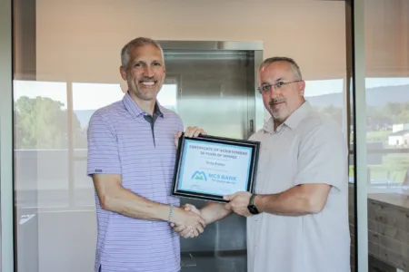 Foster Marks 30 Years With MCS Bank